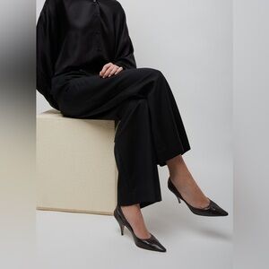 THE ROW LiisaBrown leather pumps Size EU 37.5 US 7.5